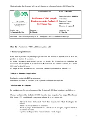 sephadex Book