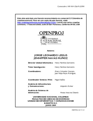 openproj Book