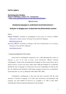 general sociolinguistic de saussure Book