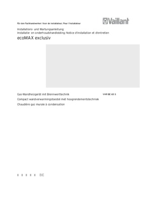 vaillant ecomax Book