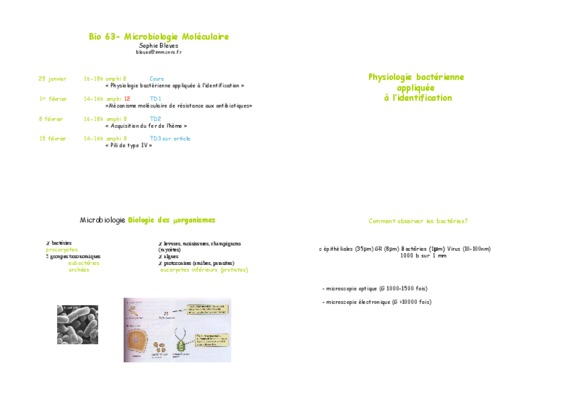 microbiologie bacterienne Book