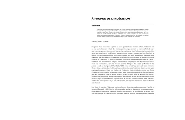 indecision Book