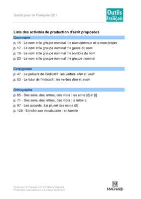 suite recitfiches outils production ecrit ce2 Book