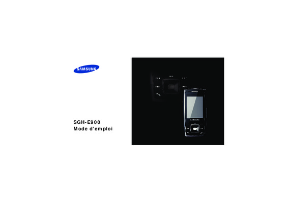 samsug e900 notice Book