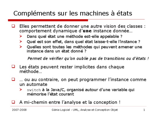 genie logiciel conception objet td 01 Book