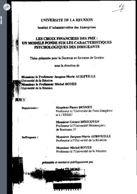 preparer les choix financiers Book