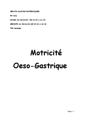 motricite gastrique Book
