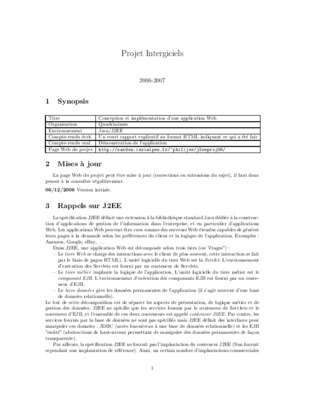 projet information sur entreprise Book