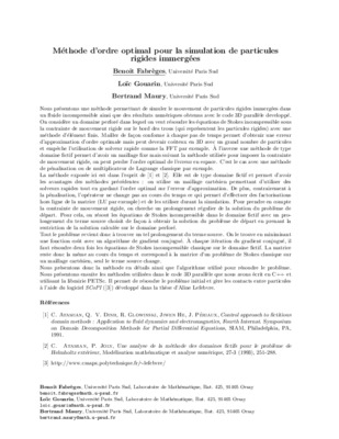 methode des blocs rigides Book