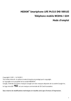 medion life p4013 Book