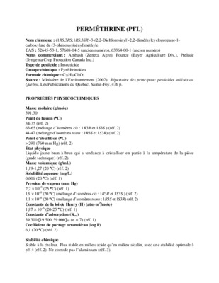 permethrine Book