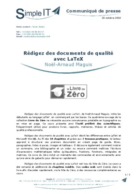redigez le rapport Book