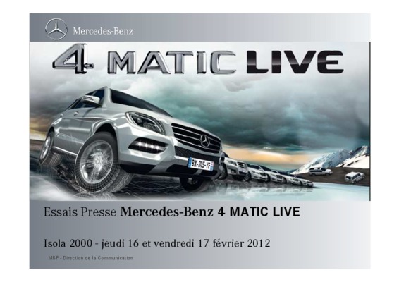 notice ml 320 cdi 4matic Book