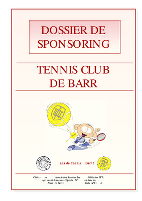 dossier tennis cqp Book