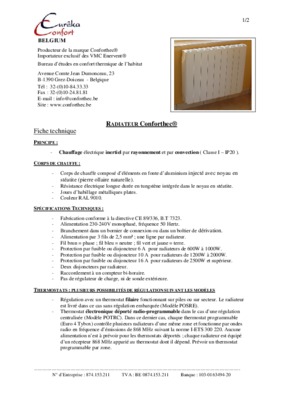 conforthec c58 Book
