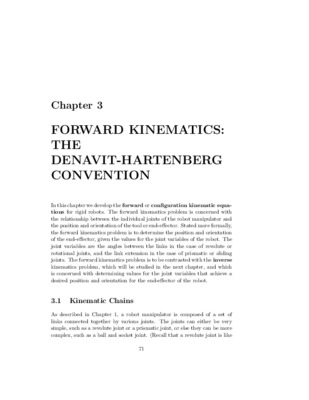 exercice denavit hartenberg Book