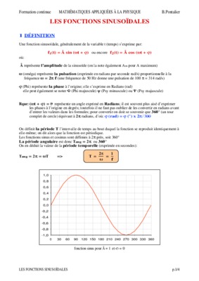 exercices sur les fonctions sinusoidales Book