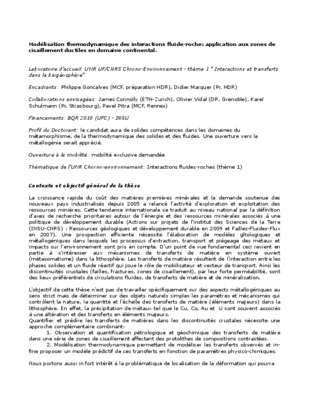 thermodynamique des roche Book