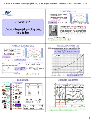 acoustique physiologique Book