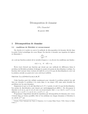 coure de decomposition du domaine Book