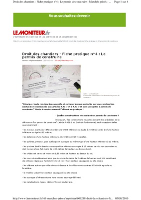 droit chantiers fiche pratique 5 Book