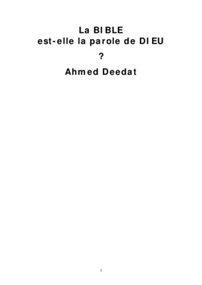 deedat Book