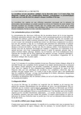 score lesionnel de la coccidiose Book
