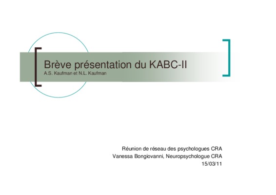 kabc 2 Book