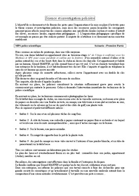 mps police scinetifique maths Book