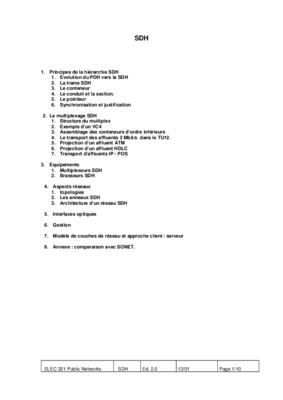sdh pdh public networks Book