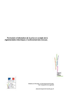 attestation de prise en Book
