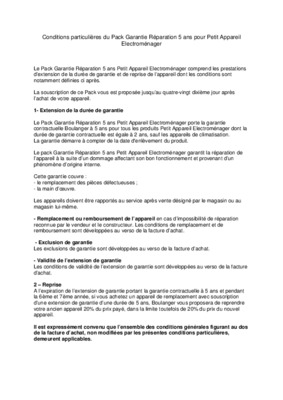 extension garantie boulanger 2010 Book