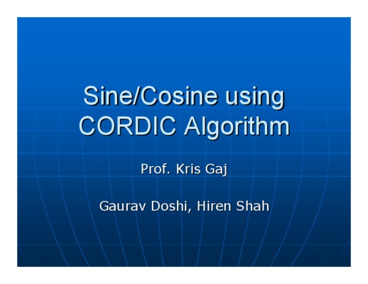 cosine Book