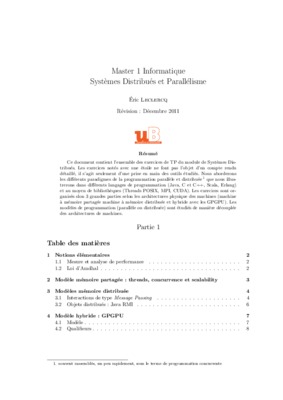 thaime memoire master informatique distribues Book