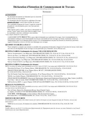declaration intention hygiaine Book