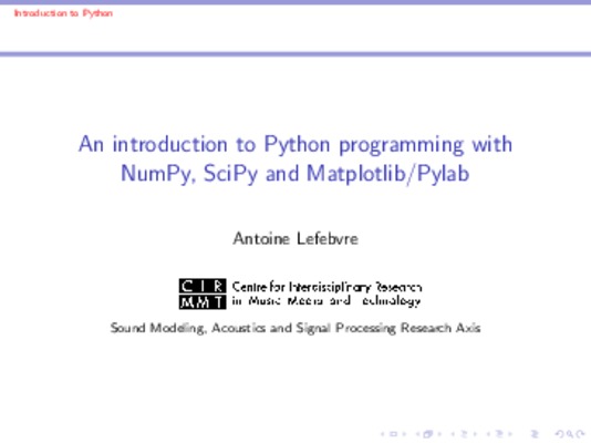 numpy Book