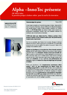 alpha innotec lw 190 Book