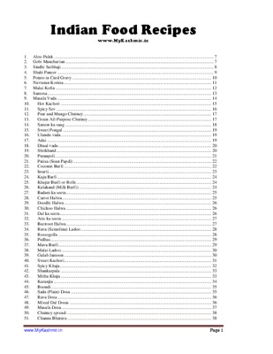 indian cuisine recipes Book