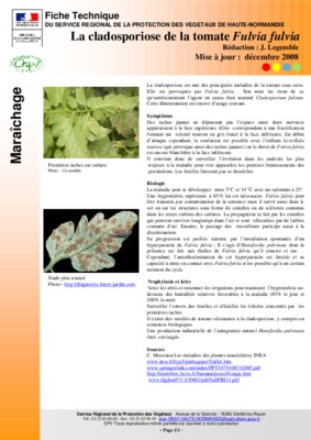 cladosporiose du melon Book