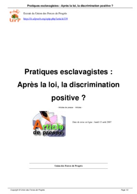 esclavagistes Book