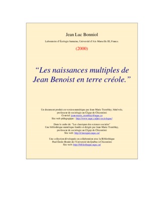 benoist Book