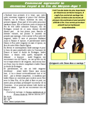 en comparant les 2 cartes indiquez le domaine royal sous Book