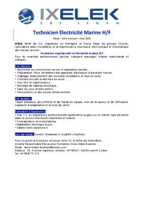 electricite marine Book