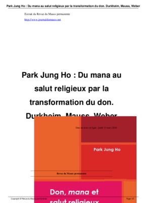 transformation de park Book