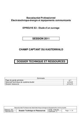 sujet 2011 champ camptant du kastenwald Book