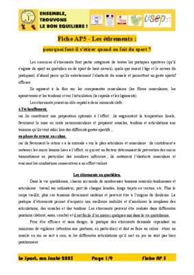 les etirements kine Book