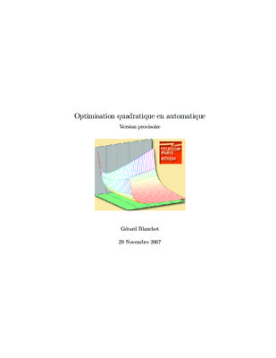 differentielle d_une fonction quadratique optimisation Book