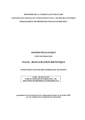 stage restauration Book