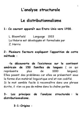le distributionnalisme Book