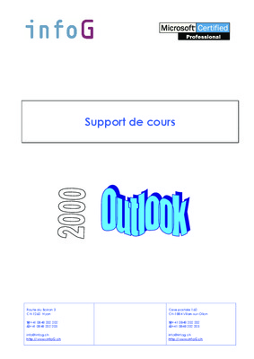 support de cours outlook 2007 gratuit listes des fichiers pdf Book